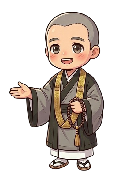 西光寺の案内役いくちゃんのイラスト